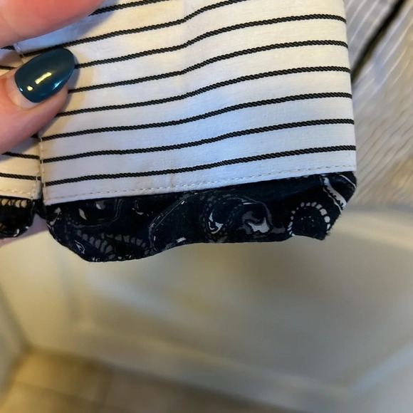 15. Betty Barclay striped Button Down - Stretch - Picture 2 of 5